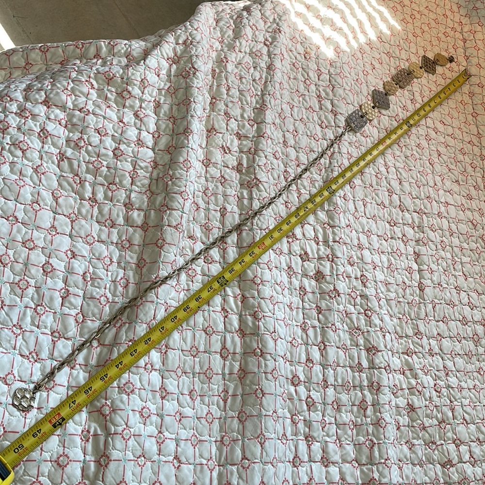 Chicos, textured, snake, print desk chain belt - Picture 5 of 7